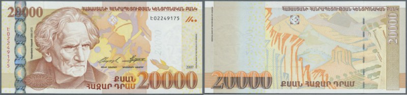 Armenia: 20.000 Dram 2007, P.53 in perfect UNC condition