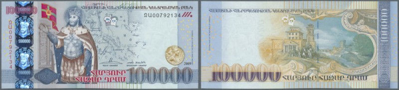 Armenia: 100.000 Dram 2009, P.54 in perfect UNC condition