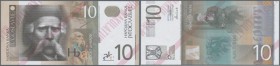 Yugoslavia: 10 Dinara 2000, P.153A (not issued) in perfect UNC condition