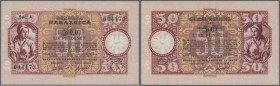Yugoslavia: Hranilnica Ljubljanske Pokrajine / Sparkasse der Provinz Laibach 50 Lir 1944, P.R21 in perfect UNC condition