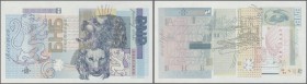 Bulgaria: Test Note printed by Bulgarian National Printing Works dated 2003 with Lion's heads portraits, intaglio on real banknote paper with several ...