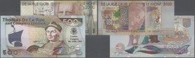 Italy: set of 2 Test Notes with italian motives, one printed by De La Rue Giori with portrait Da Vinci, intaglio with security features, the other one...