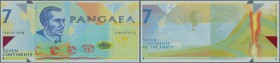 Netherlands: POLYMER Test Note Joh. Enschede Netherlands, calles the ”Pangaea” note with fictive value ”7”, triangle windows in substrate, intaglio pr...