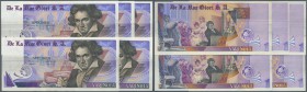 Switzerland: set of 5 Test Notes DE LA RUE GIORI S.A. with portrait Beethoven, printed in tagio on real banknote paper with watermark, all notes proce...