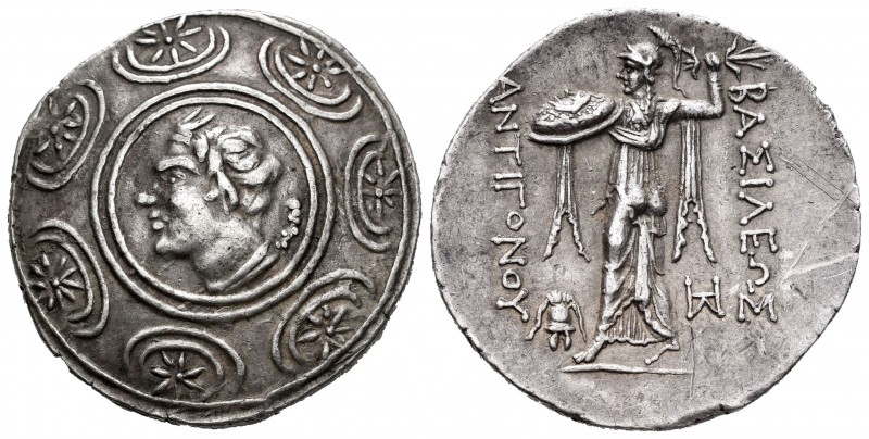 Imperio Macedonio. Antígono II Gónatas. Tetradracma. 277-239 a.C. Amphipolis. (S...