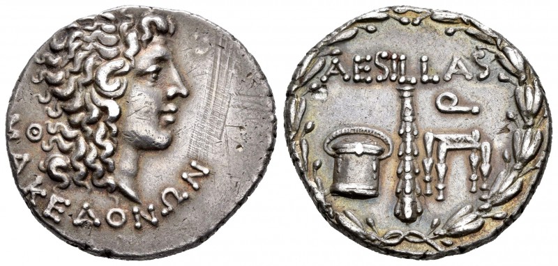 Macedonia. Cuestor Aesillas. Tetradracma. 92-88 a.C. Tesalónica. (Sng Cop-1330)....