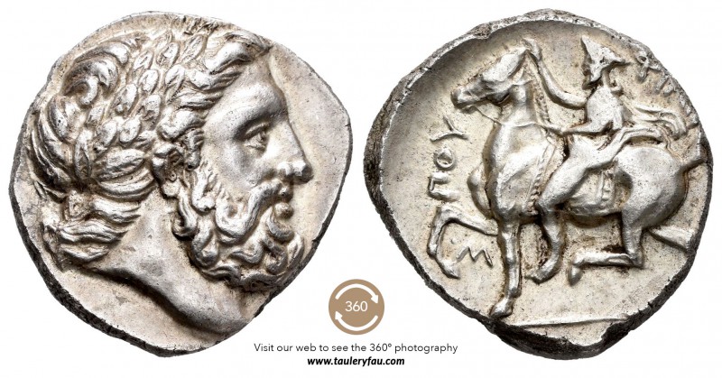 Imperio Macedonio. Filipo II. Tetradracma. 352-336 a.C. Amphipolis. (Sng Ans-467...