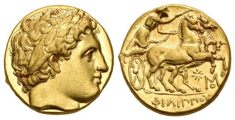 Imperio Macedonio. Filipo II. Estátera. 359-336 a.C. (Cy-1202). (Pozzi-833 varia...