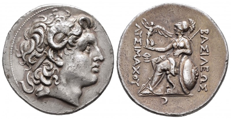 Reino de Tracia. Lisímaco. Tetradracma. 323-281 a.C. (Gc-6816 variante). (Thomso...