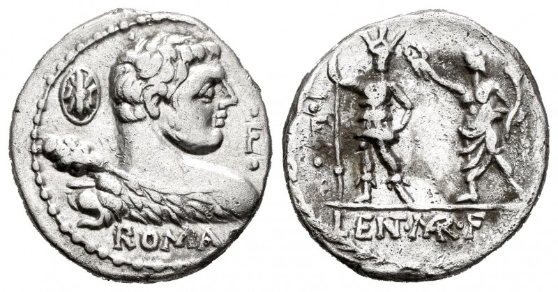 Cornelia. Denario. 100 a.C. Roma. (Ffc-618). (Craw-329-1b). (Cal-479). Anv.: Bus...