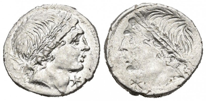 Memmia. Denario. 109-108 a.C. Sur de Italia. (Ffc-906 variante). (Craw-304/1 var...
