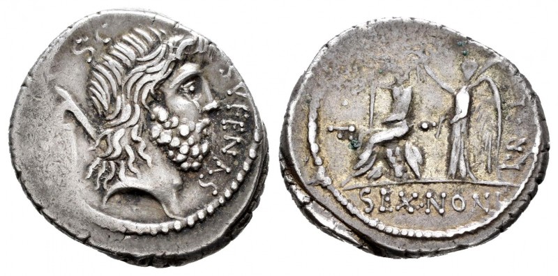 Nonia. Denario. 59 a.C. Roma. (Ffc-941). (Craw-421/1). (Cal-1048). Anv.: Cabeza ...