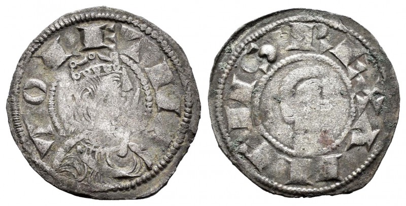 Reino de Castilla y León. Alfonso VIII (1158-1214). Dinero. Toledo. (Vq-269). (A...