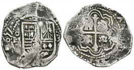 Felipe IV (1621-1665). 8 reales. 1657. México. (P). (Cal-365). Ag. 26,62 g. Escasa. MBC+/MBC. Est...375,00. 

Philip IV (1621-1665). 8 reales. 1657....