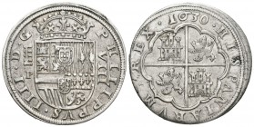 Felipe IV (1621-1665). 8 reales. 1630. Segovia. P. (Cal-563). Ag. 26,39 g. Acueducto vertical de 4 arcos, valor en cifras romanas. Escasa. MBC+. Est.....
