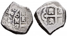 Felipe V (1700-1746). 4 reales. 1730. México. G. (Cal-1027). Ag. 11,42 g. Rara. MBC-. Est...275,00. 

Philip V (1700-1746). 4 reales. 1730. México. ...
