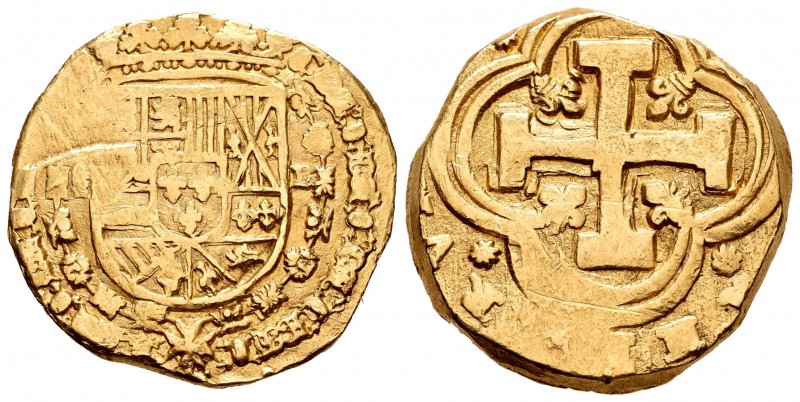 Felipe V (1700-1746). 8 escudos. (1703). Madrid. B/R. (Cal-no cita). (Cal onza-3...
