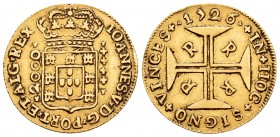 Brasil. Joao V. 1/2 moeda (2000 reis). 1726. Río de Janeiro. R. (Gomes-96.03). (Fried-28). Au. 4,99 g. Rara. MBC. Est...1200,00. 

Brazil. Joao V. 1...
