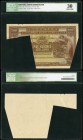 Hong Kong. 500 dollars. 1930. (P-177 similar). Prueba de color. Inutilizada y sin fecha realizada por Bradbury and Wilkinson para el billete de 500 dó...