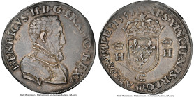 Henri II Teston 1558-C AU53 NGC, Caen mint, KM-Unl, Gad-373A (R5). 9.57gm. 1st Type. Featured here is a rare and absolutely scare 16th piece, boasting...