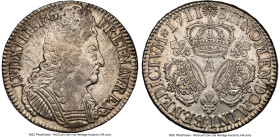 Louis XIV Ecu 1711-A AU58 NGC, Paris mint, KM386.1, Dav-1324. HID09801242017 © 2024 Heritage Auctions | All Rights Reserved www.HA.com/TexasAuctioneer...