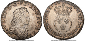 Louis XV 1/2 Ecu 1716-(9) XF Details (Cleaned) NGC, Rennes mint, KM420.22, Gad-308 (R). The only representative presently certified by NGC. HID0980124...