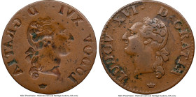 Louis XVI Mint Error - Obverse Brockage Liard ND (1777-1792) XF40 Brown NGC, KM585. HID09801242017 © 2024 Heritage Auctions | All Rights Reserved www....