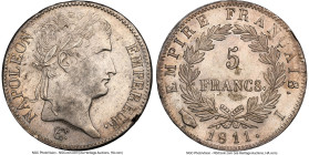 Napoleon 5 Francs 1811-I AU Details (Cleaned) NGC, Limoges mint, KM694.7. HID09801242017 © 2024 Heritage Auctions | All Rights Reserved www.HA.com/Tex...