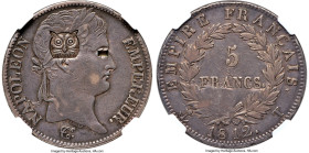 Napoleon Counterstamped 5 Francs ND (c. 1815) VF35 NGC, Callatay and Forestier, "Les contremarques au tigre sur les monnaies napoléoniennes" (Revue Nu...