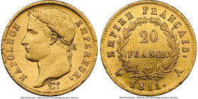 Napoleon gold 20 Francs 1811-A AU58 NGC, Paris mint, KM695.1, Gad-1025. HID09801242017 © 2024 Heritage Auctions | All Rights Reserved www.HA.com/Texas...