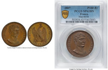 Napoleon bronze Specimen Pattern 100 Francs 1807 SP63 Brown PCGS, Maz-601b (R1). By Vassalo. Nearing the peak of the certified population on the PCGS ...