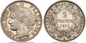 Republic 2 Francs 1851-A AU Details (Reverse Cleaned) NGC, Paris mint, KM760.1, Gad-522, F-261. HID09801242017 © 2024 Heritage Auctions | All Rights R...
