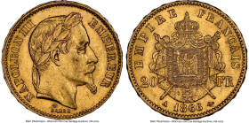 Napoleon III gold 20 Francs 1866-A AU58 NGC, Paris mint, KM801.1, Gad-1062. HID09801242017 © 2024 Heritage Auctions | All Rights Reserved www.HA.com/T...