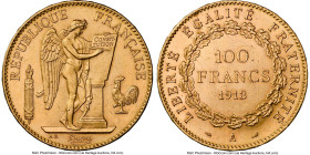 Republic gold 100 Francs 1913-A MS61 NGC, Paris mint, KM858, Fr-590. Final date in the series. HID09801242017 © 2024 Heritage Auctions | All Rights Re...