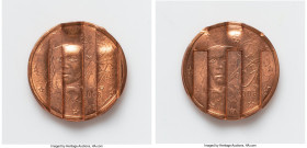 Republic Mint Error - Struck with Two Obverse Dies with Mint Cancellation "Marianne" 2 Centimes (Euro Cents) 2008 UNC, Paris mint, KM1283, Gad-2, pg 3...
