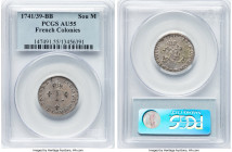 Louis XV Sou Marque 1741/39-BB AU55 PCGS, Strasbourg mint, KM500.4. HID09801242017 © 2024 Heritage Auctions | All Rights Reserved www.HA.com/TexasAuct...