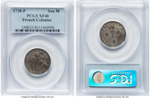 Louis XV Sou Marque 1738-P XF40 PCGS, Dijon mint, KM500.16. HID09801242017 © 2024 Heritage Auctions | All Rights Reserved www.HA.com/TexasAuctioneerLi...