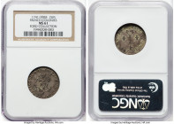 Louis XV Sou Marque 1741/39-BB MS61 NGC, Strasbourg mint, KM500.4. The highest graded example on the NGC census, featured here with an overdate variet...