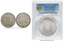 Yunnan. Republic 1/2 Tael ND (1943-1944) AU Details (Cleaned) PCGS, Hanoi mint, KM-X1a (prev. KM-A1.2; under French Indo-China), L&M-434, Lec-322. Str...