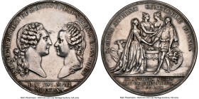 "Louis & Marie Antoinette Marriage" silver Medal 1770-Dated AU55 NGC, Julius-2594. By Pierre-Simon-Benjamin Duvivier. 41mm. HID09801242017 © 2024 Heri...