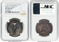 "Arrival in Fréjus" silver Medal ND (1799-Dated) UNC Details (Cleaned) NGC, Julius-715, Essling-795. 33mm. By Galle F. Commemorating the arrival of Na...