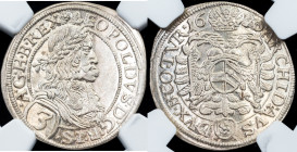 Leopold I., 3 Kreuzer 1670, Vienna