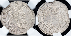 Leopold I., 3 Kreuzer 1685, Kuttenberg TOP POP