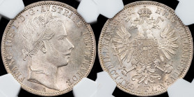 Franz Joseph I., 1 Gulden 1861, A, Vienna