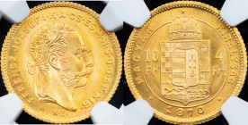 Franz Joseph I., 4 Forint 1870, KB, ARTEX