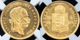 Franz Joseph I., 10 Forint 1871, KB, Kremnitz