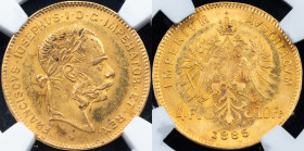 Franz Joseph I., 10 Gulden 1885, Vienna