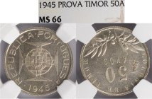 Timor - 50 Avos 1945, NGC MS66, A.G:E3.01