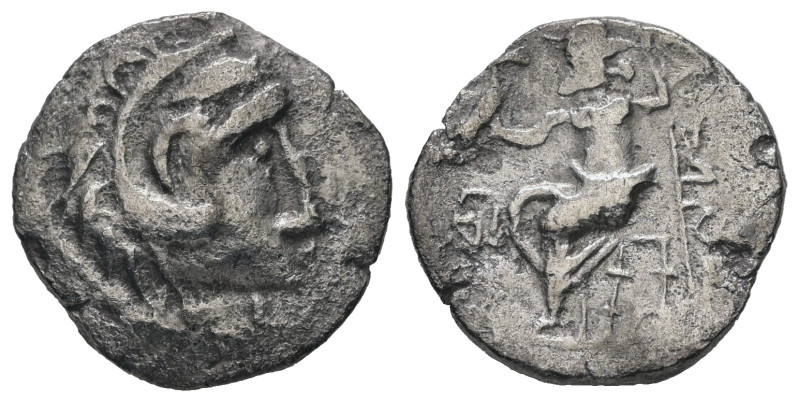Kings of Macedon, Alexander III 'the Great', 336-323 BC. AR Drachm, 3.30 g. - 16...