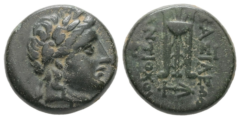 Seleukid Kingdom, Antiochos II Theos, 261-246 BC. AE. 4.50 g. - 16.35 mm. Sardes...